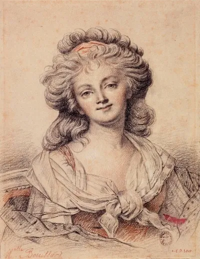 Portrait De Mademoiselle Bouillard