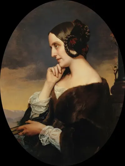 Portrait De Marie De Flavigny Comtesse Dagoult 1805 1876
