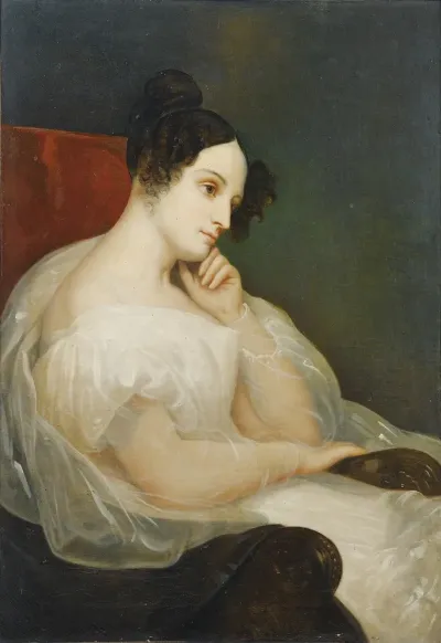 Portrait De Marie Josephine Souham Duchesse Delchingen