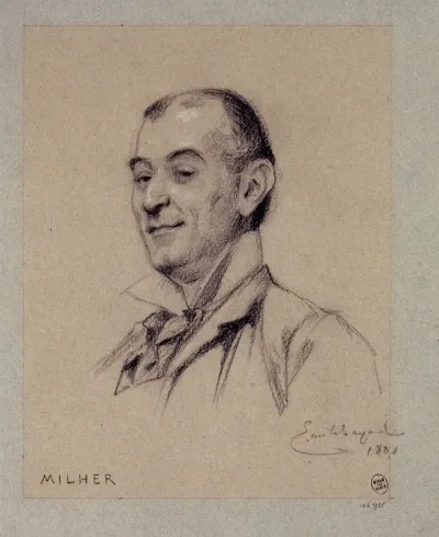 Portrait De Milher Acteur Du Palais Royal
