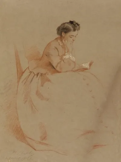 Portrait De Mme Chaplin