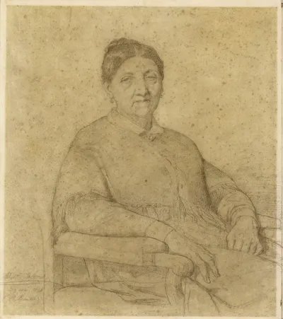 Portrait De Mme Paccini Mere De Me Paton