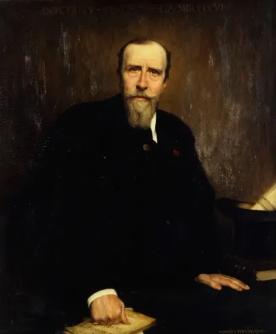 Portrait De Paul Deroulede 1846 1914 Homme Politique Et Ecrivain
