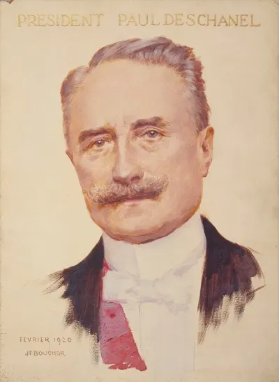 Portrait De Paul Deschanel 1855 1922 President De La Republique