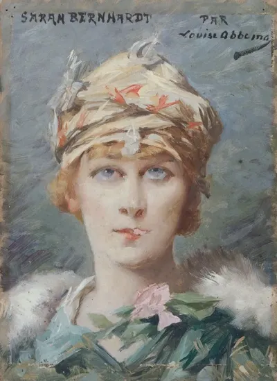 Portrait De Sarah Bernhardt 1844 1923 Dans Le Role Dadrienne Lecouvreur