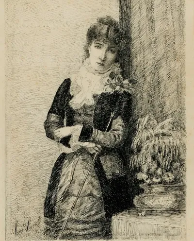 Portrait De Sarah Bernhardt 4