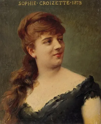 Portrait De Sophie Croizette 1847 1901 Societaire De La Comedie Francaise