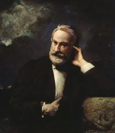 Portrait De Victo Hugo
