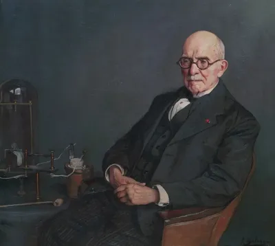 Portrait Dedouard Branly 1844 1940 Physicien
