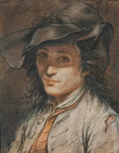 Portrait Dhomme Au Chapeau