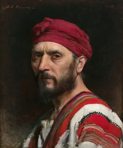 Portrait Dhomme Au Turban 2