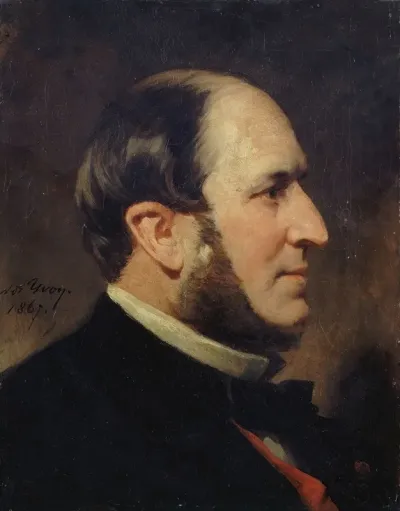 Portrait Du Baron Haussmann 1809 1891 Prefet De La Seine
