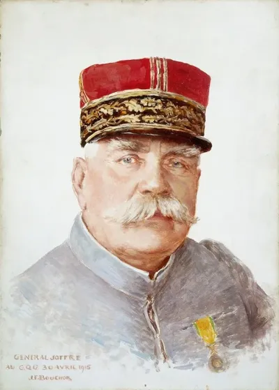 Portrait Du General Joseph Joffre 1852 1931
