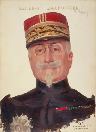 Portrait Du General Maurice Balfourier 1852 1933