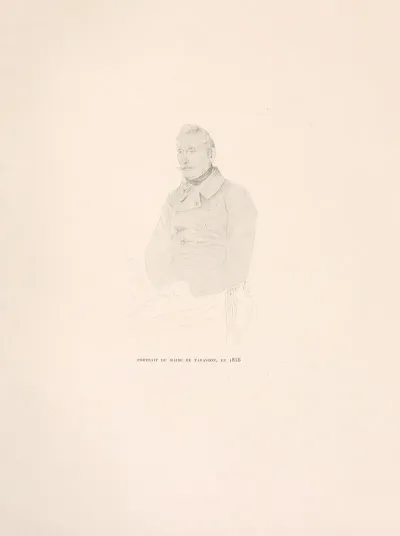 Portrait Du Maire De Tarascon En 1856
