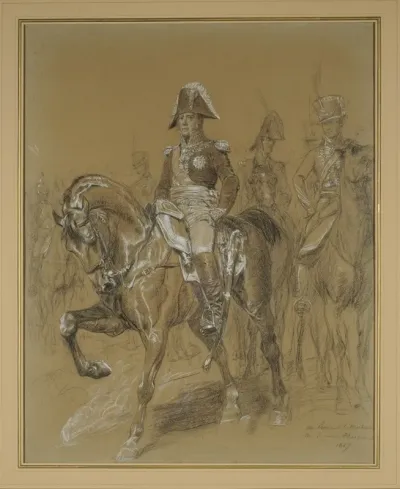 Portrait Du Marechal Ney Duc Delchingen