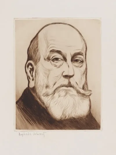 Portrait Du Peintre Albert Besnard