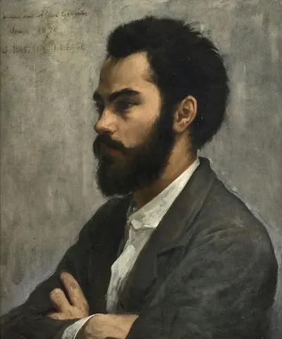 Portrait Du Peintre Emailleur Alfred Garnier 1848 1908
