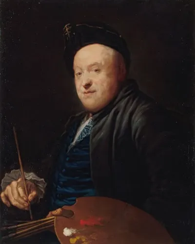 Portrait Du Peintre Etienne Jeaurat 1699 1789