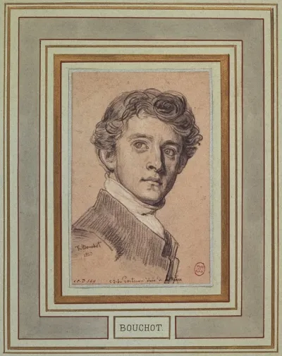 Portrait Du Peintre Hollandais C J De Portman