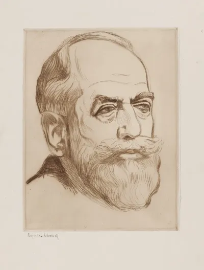 Portrait Du Peintre Raffaelli