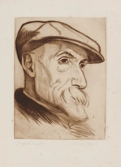 Portrait Du Peintre Renoir