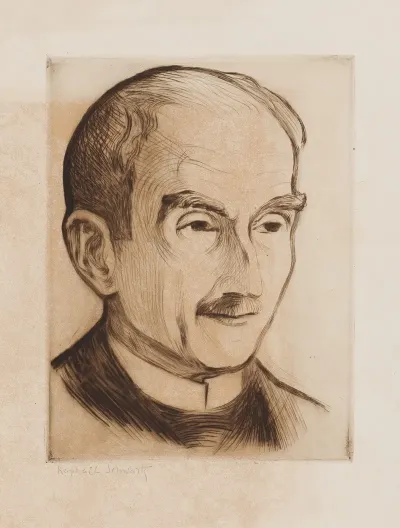 Portrait Du Philosophe Henri Bergson