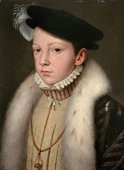 Portrait Du Roi De France Francois Ii
