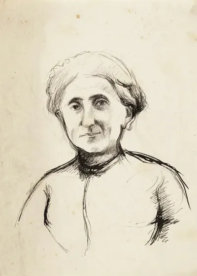 Portrait Dune Femme Agee