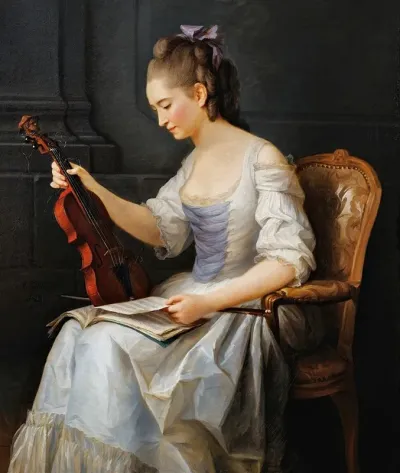 Portrait Dune Violoniste
