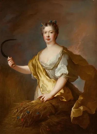 Portrait Einer Dame Als Ceres