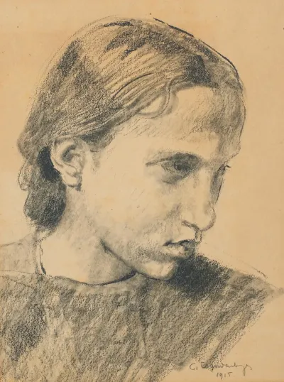 Portrait Eines Jungen Madchens