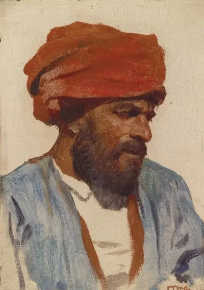 Portrait Eines Orientalen