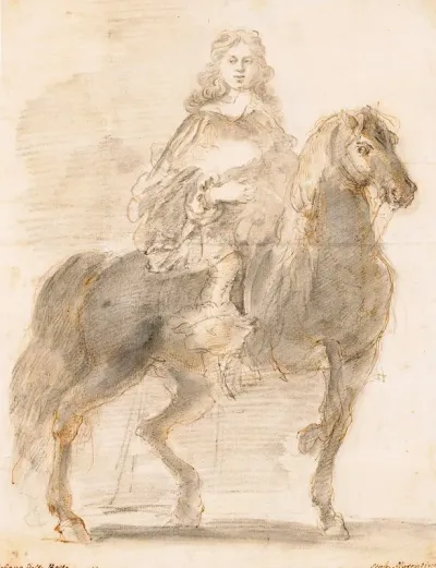 Portrait Equestre De Cosimo Iii De Medici