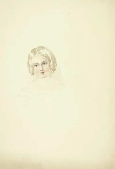 Portrait Head Of A Young Girl