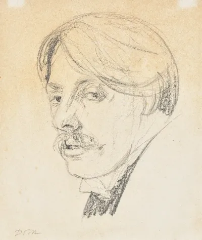 Portrait Head Of Charles Conder