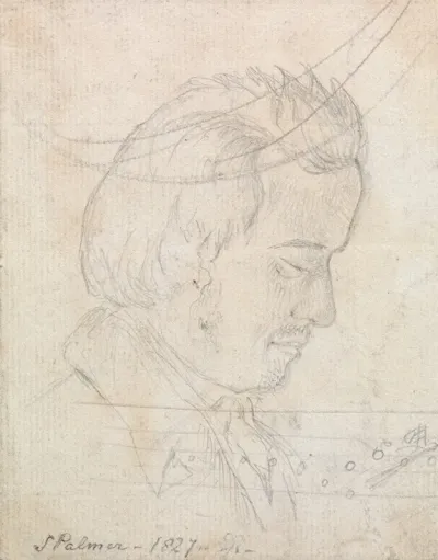 Portrait Head Of Samuel Palmer