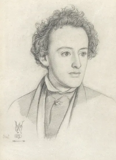 Portrait Head Of Sir John Everett Millais 1829 1896