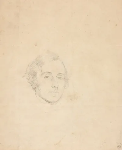 Portrait Head Of Young Man
