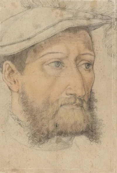 Portrait Of A Bearded Man With A Beret