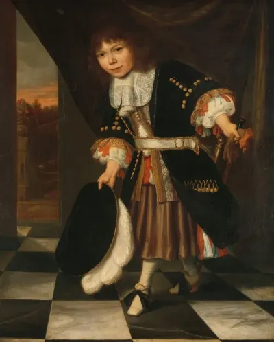 Portrait Of A Boy Called The Young Son Of Admiral Van Nes