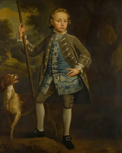 Portrait Of A Boy In A Landscape