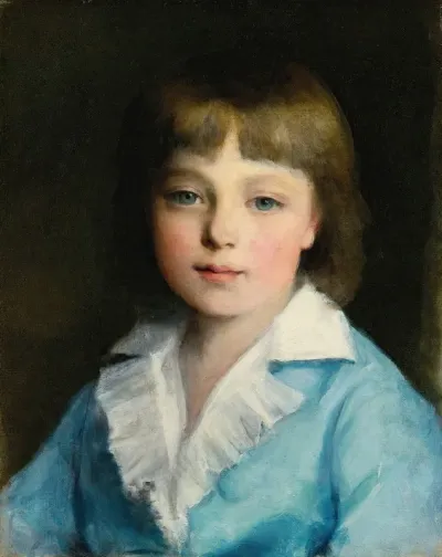 Portrait Of A Boy In Blue 2