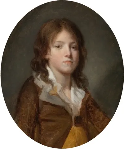 Portrait Of A Boy Sometimes Presumed To Represent Louis Charles Duc De Normandie Dauphin Of France