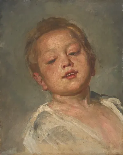 Portrait Of A Boy Study