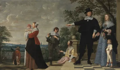 Portrait Of A Bruges Family