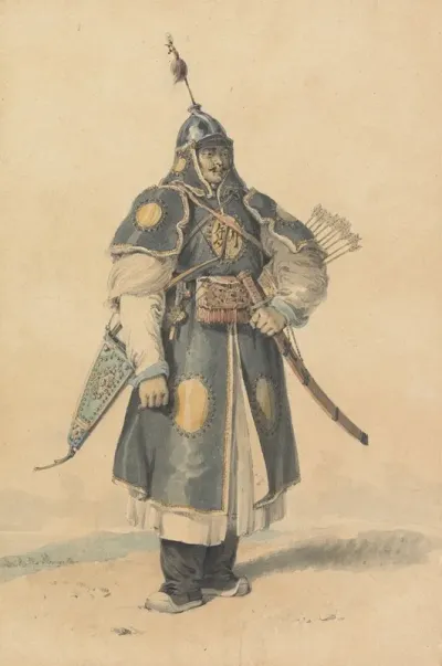 Portrait Of A Chinese Soldier