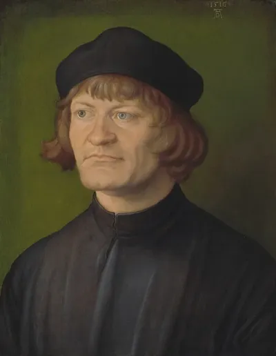Portrait Of A Clergyman Johann Dorsch