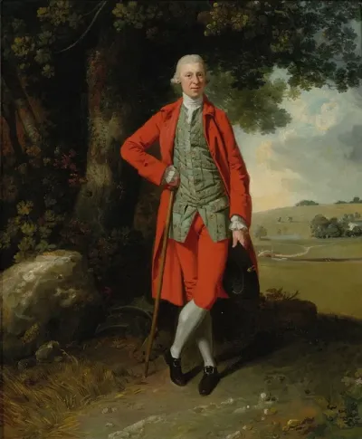 Portrait Of A Country Squire Said To Be Stephen Sullivan Of Ponsbourne Park