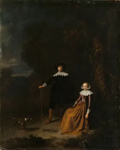 Portrait Of A Couple In A Landscape 2